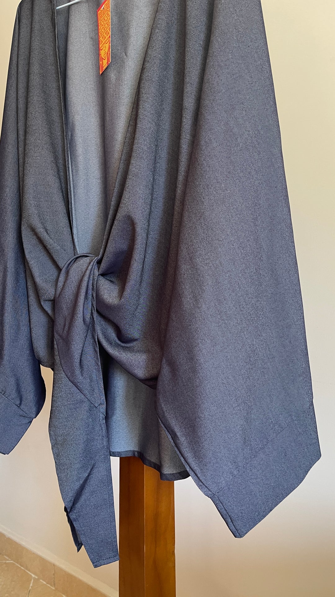 Dark blue jeans Kimono