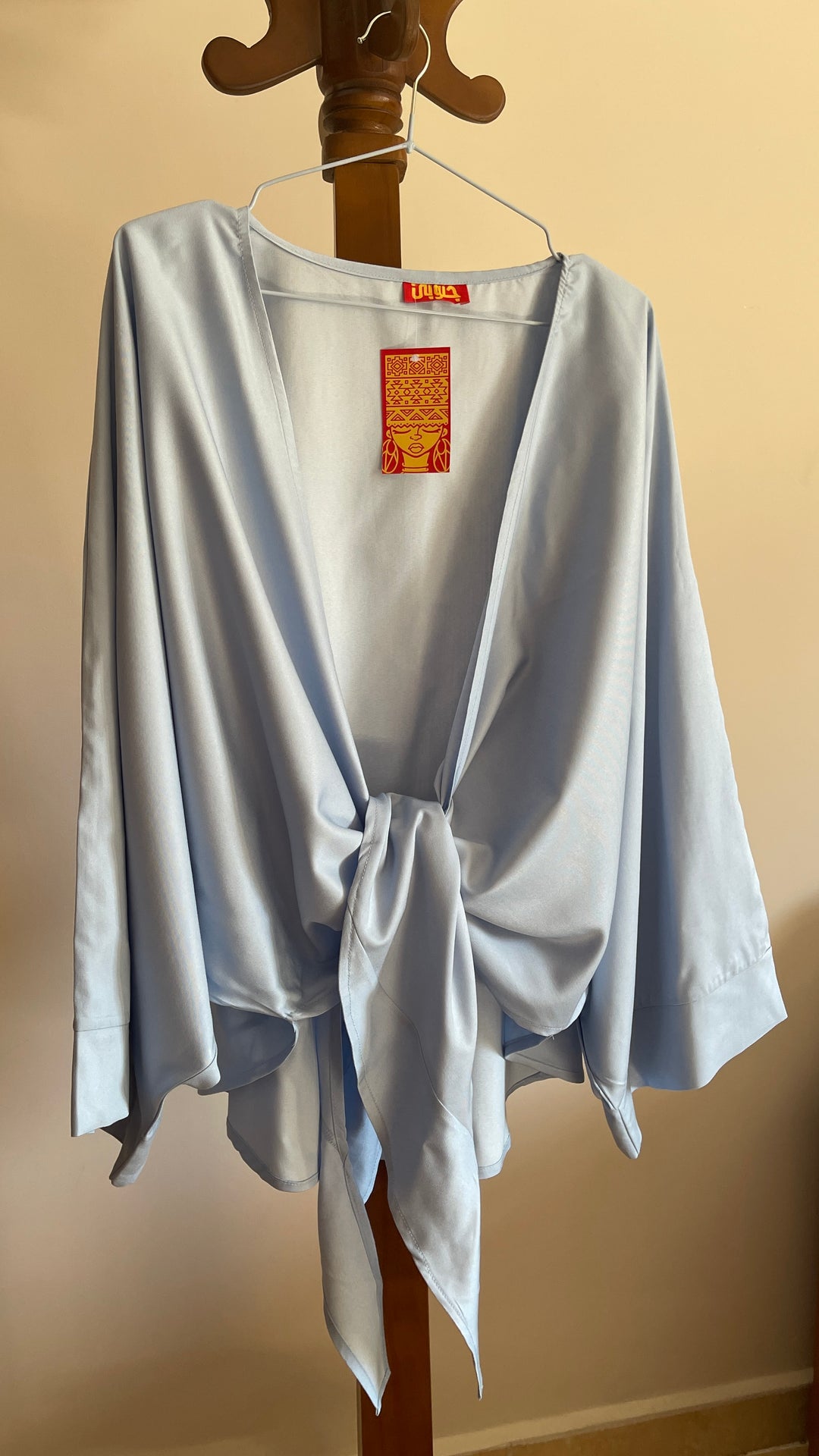 Light blue jeans Kimono