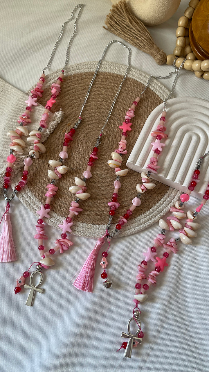 Pink mode on sebha necklace