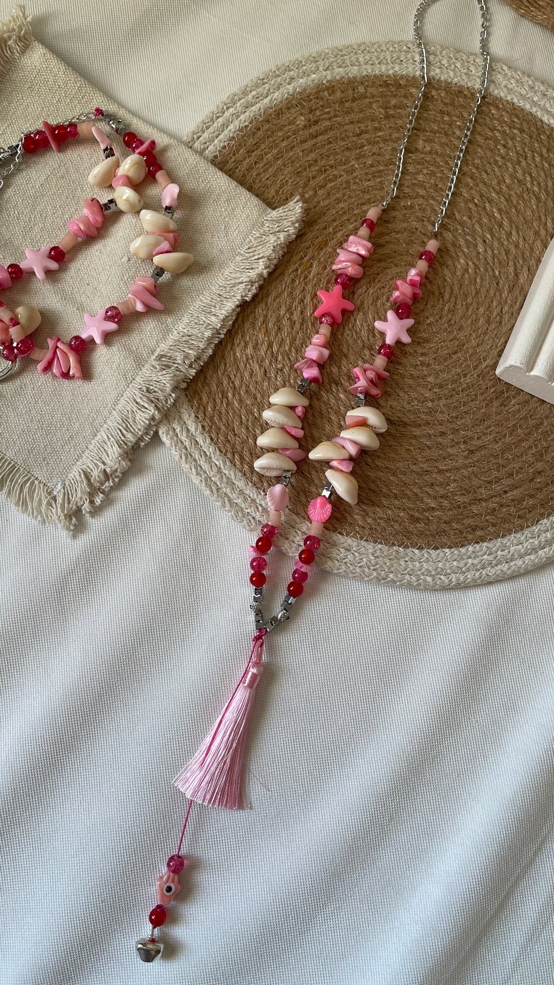 Pink mode on sebha necklace