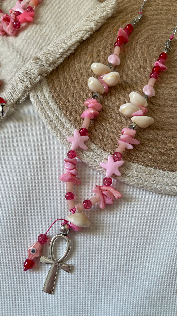 Pink mode on sebha necklace