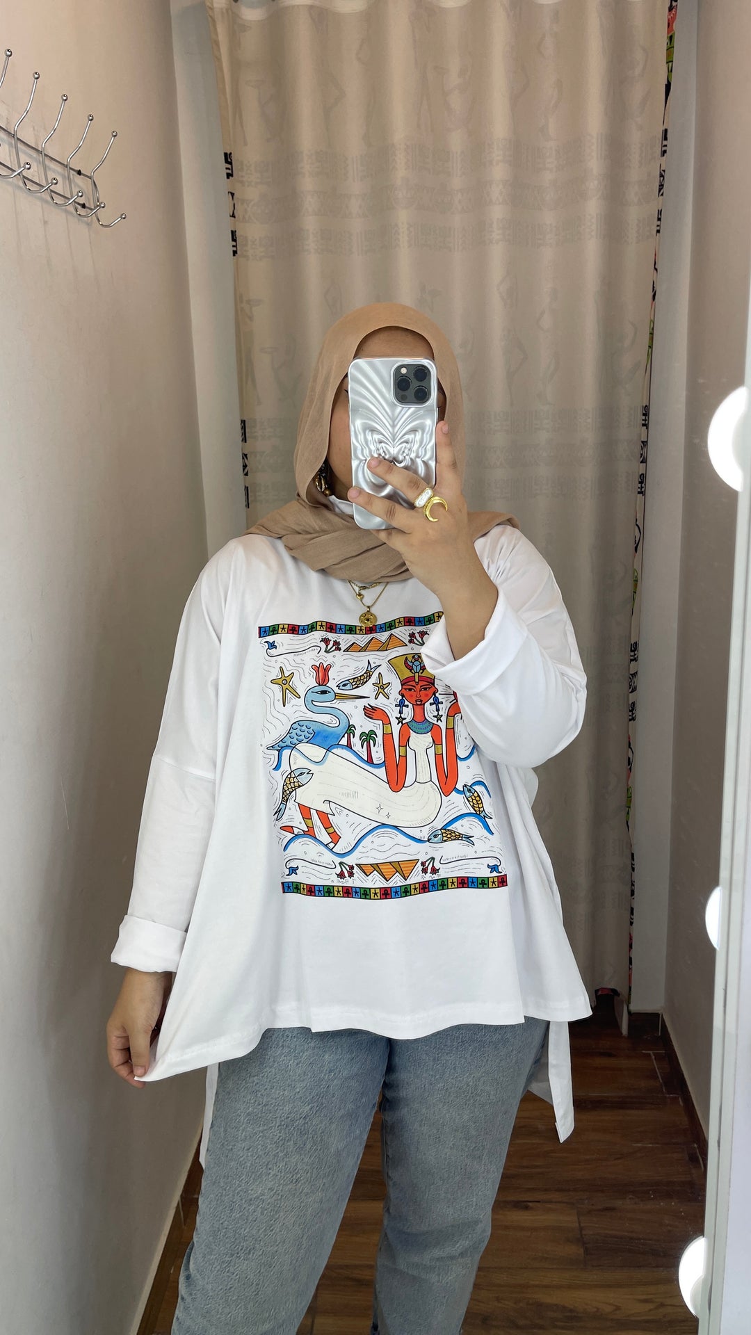 Nefertiti White Cotton shirt