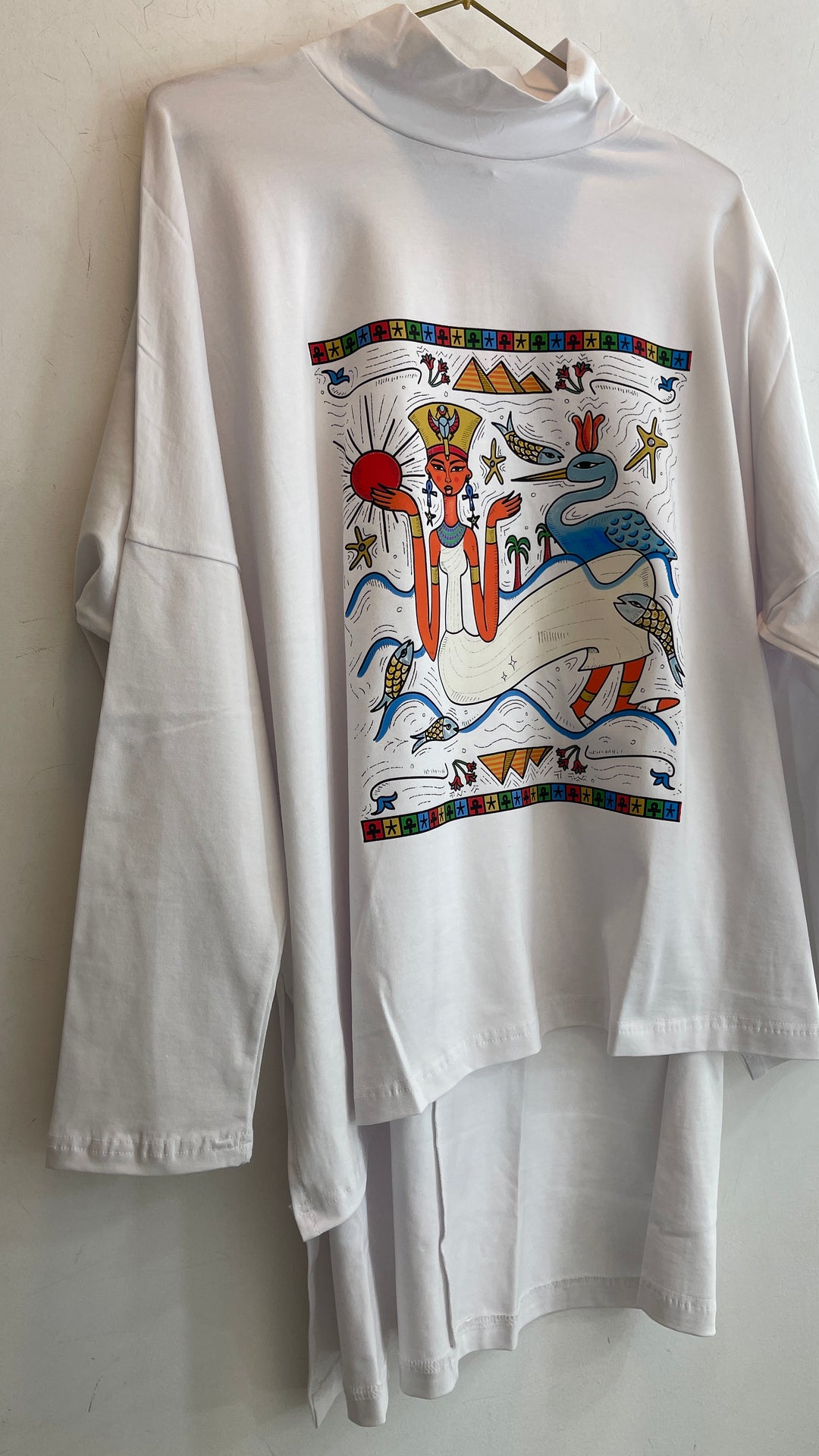 Nefertiti White Cotton shirt