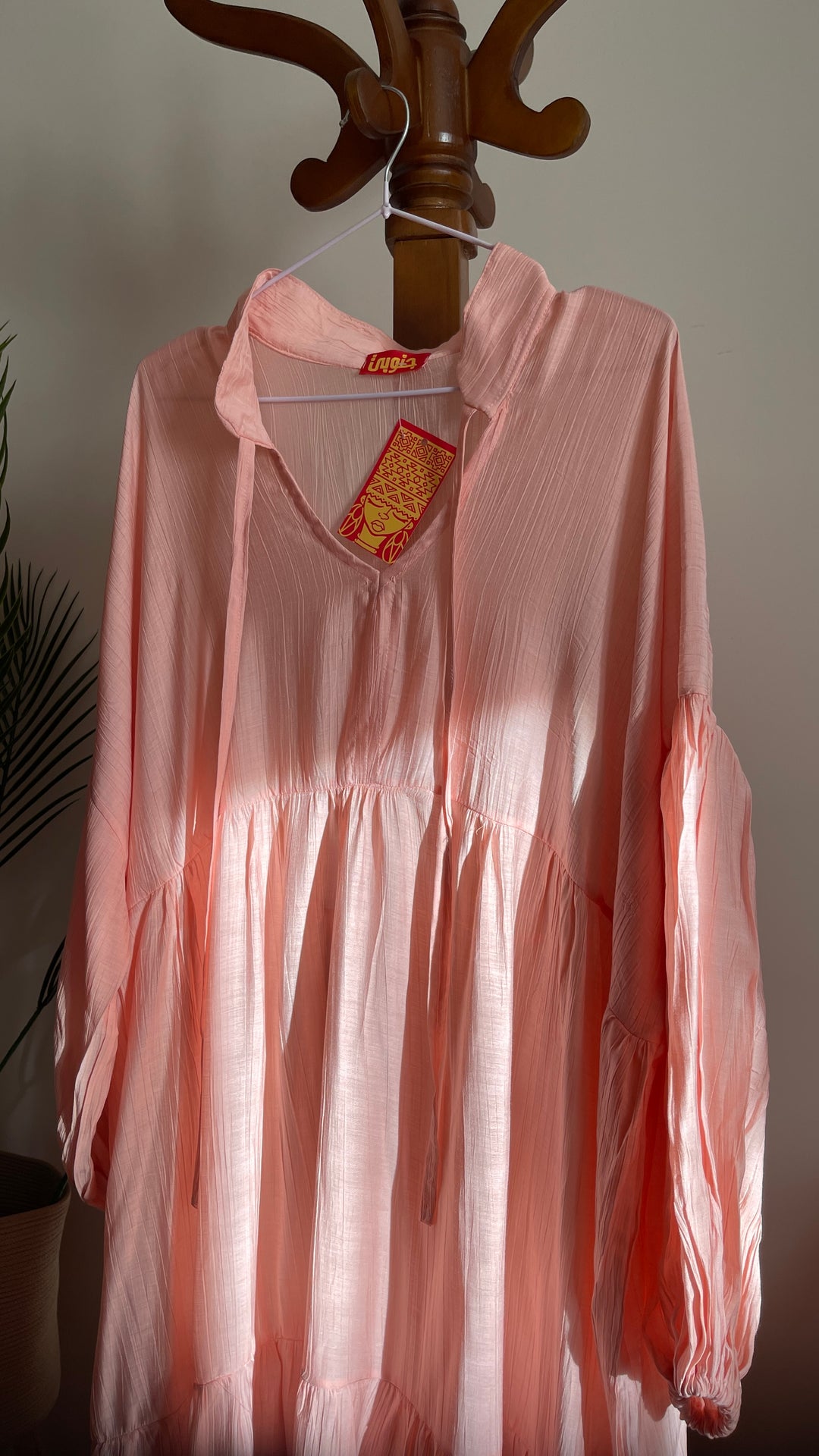 Pastel pink Voile dress